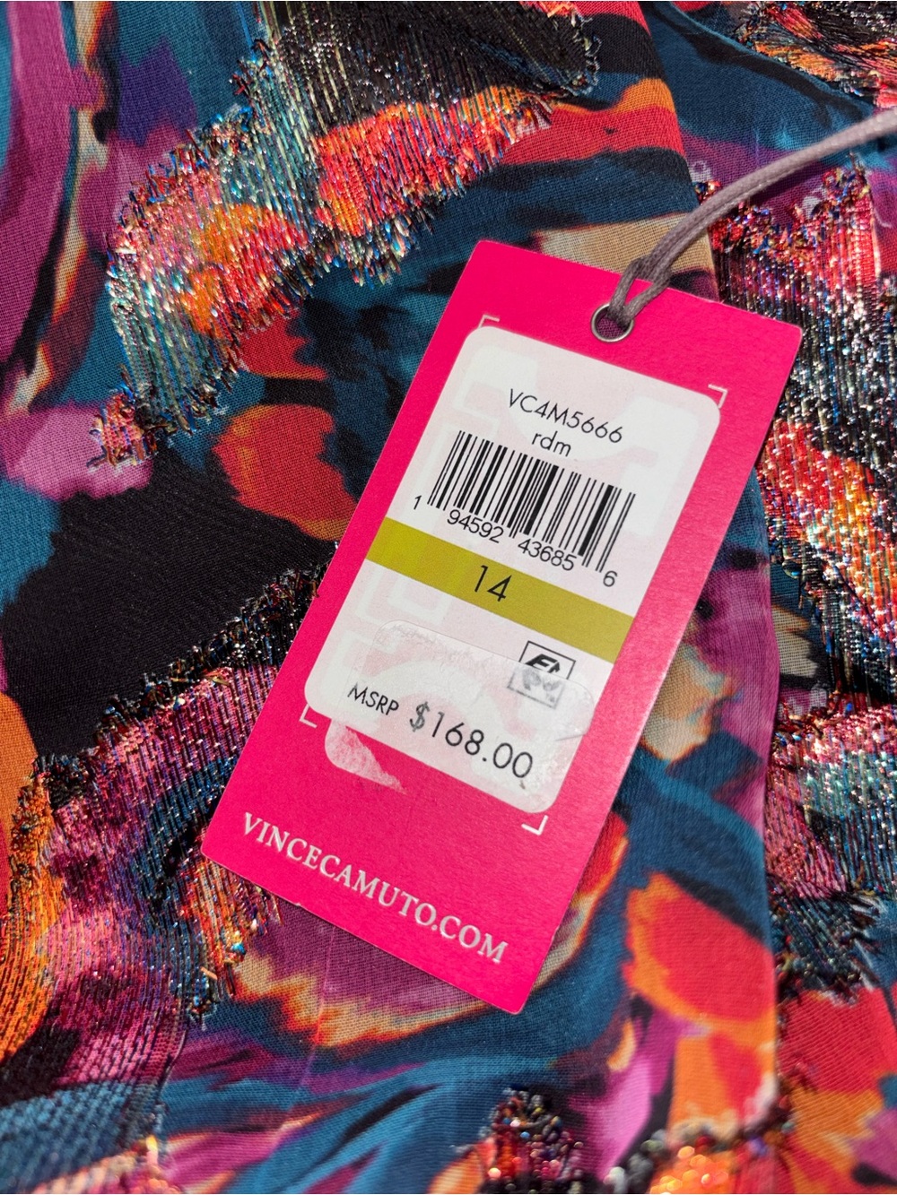 Vince Camuto Dress Sz 14 NWT - Picture 5 of 7